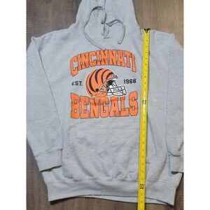 Cincinnati Bengals Hoodie NFL‎ Football Junk Food Clothing Gray Mens Size L